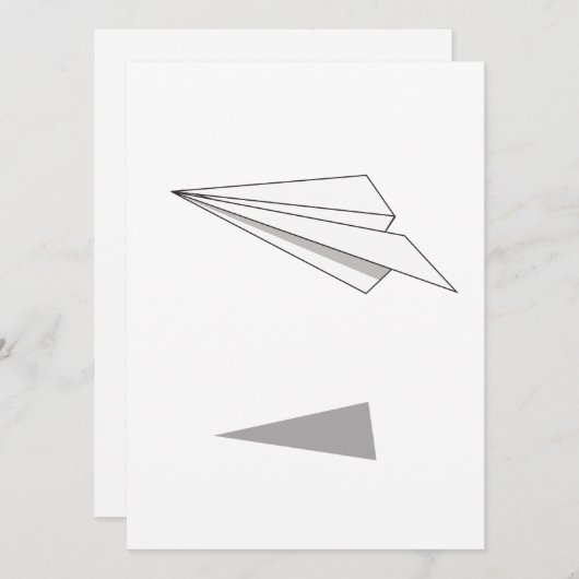 Carte Plan papier (Devant / Derrière)