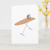 Carte Planche à repasser (Fleur jaune)