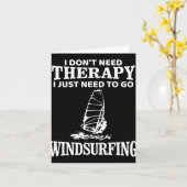 Carte Planche à voile  (Fleur jaune)