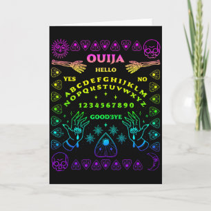Carte Planche Ouija Spirit Pastel Goth Sorcellerie Sorci