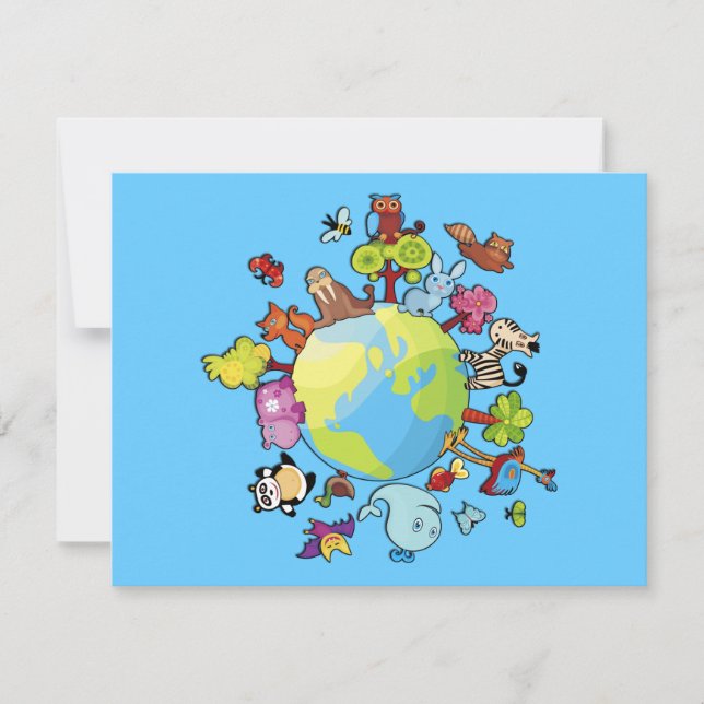 Carte Planète pacifique (Devant)