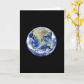 Carte Planète Terre (Fleur jaune)