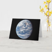Carte Planète Terre Prise Par L'Équipage Apollo 11. (Fleur jaune)