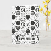 Carte Planètes (Fleur jaune)