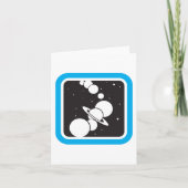 Carte Planètes dans l'espace (Devant)