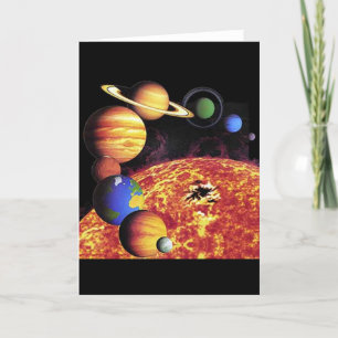 Carte Planètes système solaire