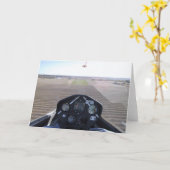 Carte Planeur à l'approche finale (Fleur jaune)