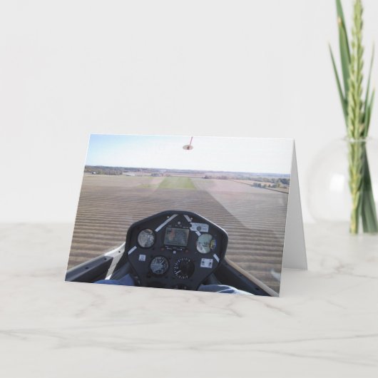 Carte Planeur à l'approche finale (Devant)