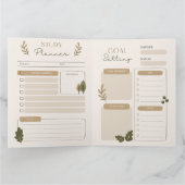 Carte Planificateur de travail et d'études (Intérieur)