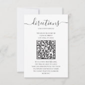 Carte Plans numériques avec code QR pour directions mode (Devant)