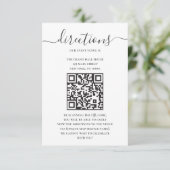 Carte Plans numériques avec code QR pour directions mode (Debout devant)