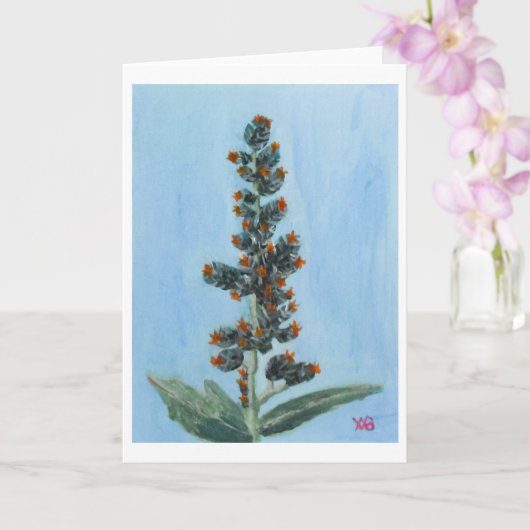 Carte Plante de ricin (Orchidée)