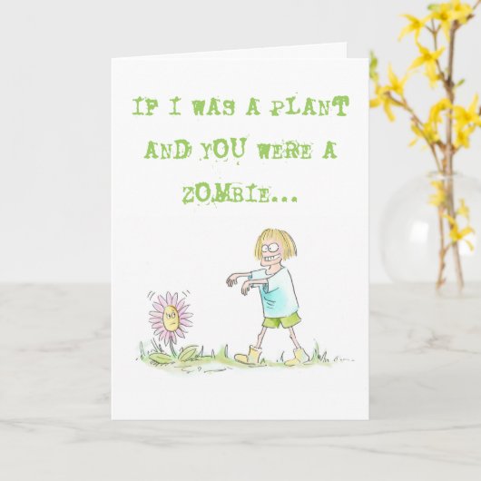 Carte plante/Zombies (Fleur jaune)