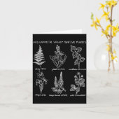 Carte plantes indigènes de la vallée de Willamette (Fleur jaune)