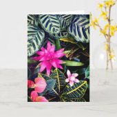 Carte Plantes tropicaux (Fleur jaune)