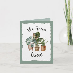 Carte Plantes Vertes Amitié Reine Plantes d'Intérieur Me