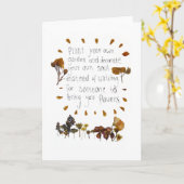 Carte Plantez votre propre jardin inspiré (Fleur jaune)