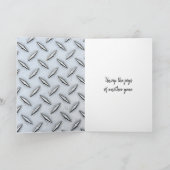 Carte Plaque de diamant avec Zipper pour Anniversaire (Intérieur)