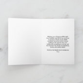 Carte Plaque en bois rustique Joyeux Noël à ma femme (Intérieur)