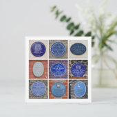 Carte Plaques d'écrivains (Debout devant)