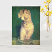 Carte Plaster Statuette Femme Torso par Vincent van Gogh (Fleur jaune)