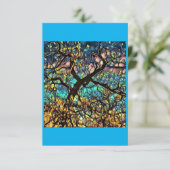 Carte plat 3,5 po x 5 po - Arbre de vie (Debout devant)