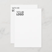 Carte plat 3,5 pouces x 5 pouces (Devant / Derrière)