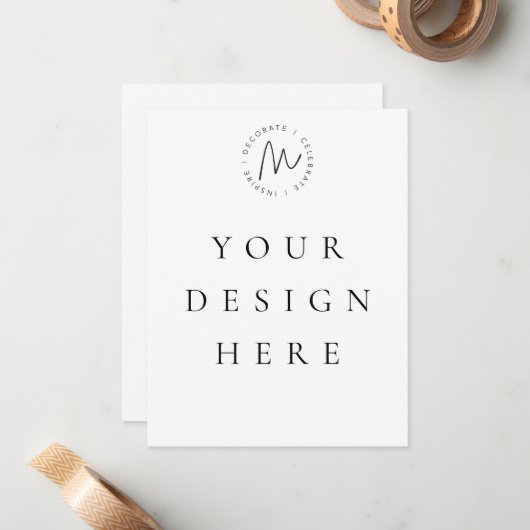 Carte plat 5,5 x 4,25 (Devant/Arrière en situation)