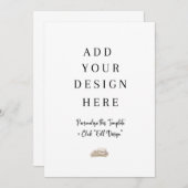 Carte plat 5x7 (Devant / Derrière)