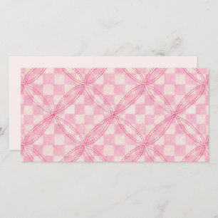 CARTE PLAT 8 x 4 PINK CHECK II / Horizontal