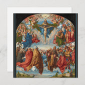 Carte Plat Albrecht Dürer 1511 Trinity Hi-Def (Devant / Derrière)