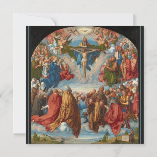 Carte Plat Albrecht Dürer 1511 Trinity Hi-Def (Devant)