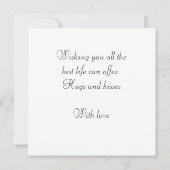 Carte Plat Anniversaire de la jolie dame (Dos)