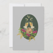 Carte Plat Anniversaire Dorée (Devant)