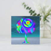 Carte Plat Arbre Arc-en-ciel (Debout devant)