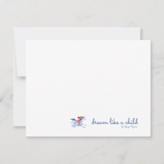 Carte plat avec renard mignon offrant un cadeau xm (Dos)