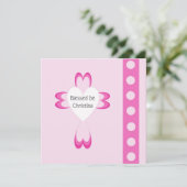 Carte Plat Blessé Merci Baptême (Debout devant)