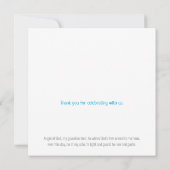 Carte Plat Blessé Merci Baptême (Dos)