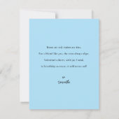 Carte Plat Boho Rainbow Valentines (Dos)