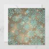 Carte plat Buffalo Reindeder Snowflakes (Dos)