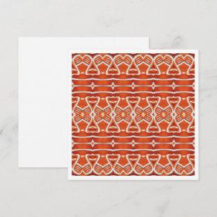 Carte plat Carré GINGERBREAD 5,25 pouces