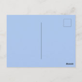 Carte Plat castor mignonne (Dos)