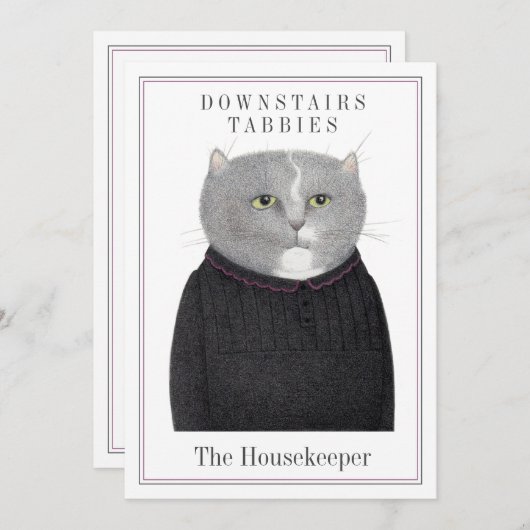 CARTE PLAT CAT 5x7 + texte (Devant / Derrière)