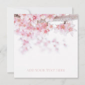 CARTE PLAT : CHERRY BLOSSOM (Devant)