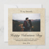 Carte Plat Coeur Bleu et Or (Dos)