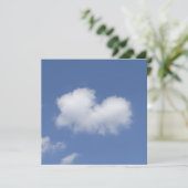 Carte Plat Coeur Cloud (Debout devant)