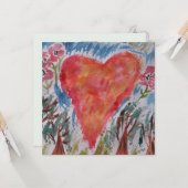 Carte Plat Coeur de la planète (Devant/Arrière en situation)