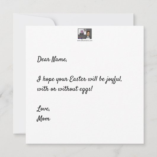 Carte Plat Coup de Poulet Coop (Dos)