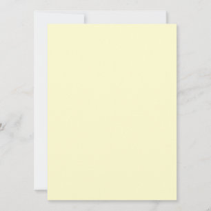 Carte Plat Crème Vibrante pour Notes ou Salutation