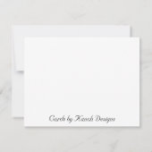 Carte plat de 40e anniversaire (Dos)